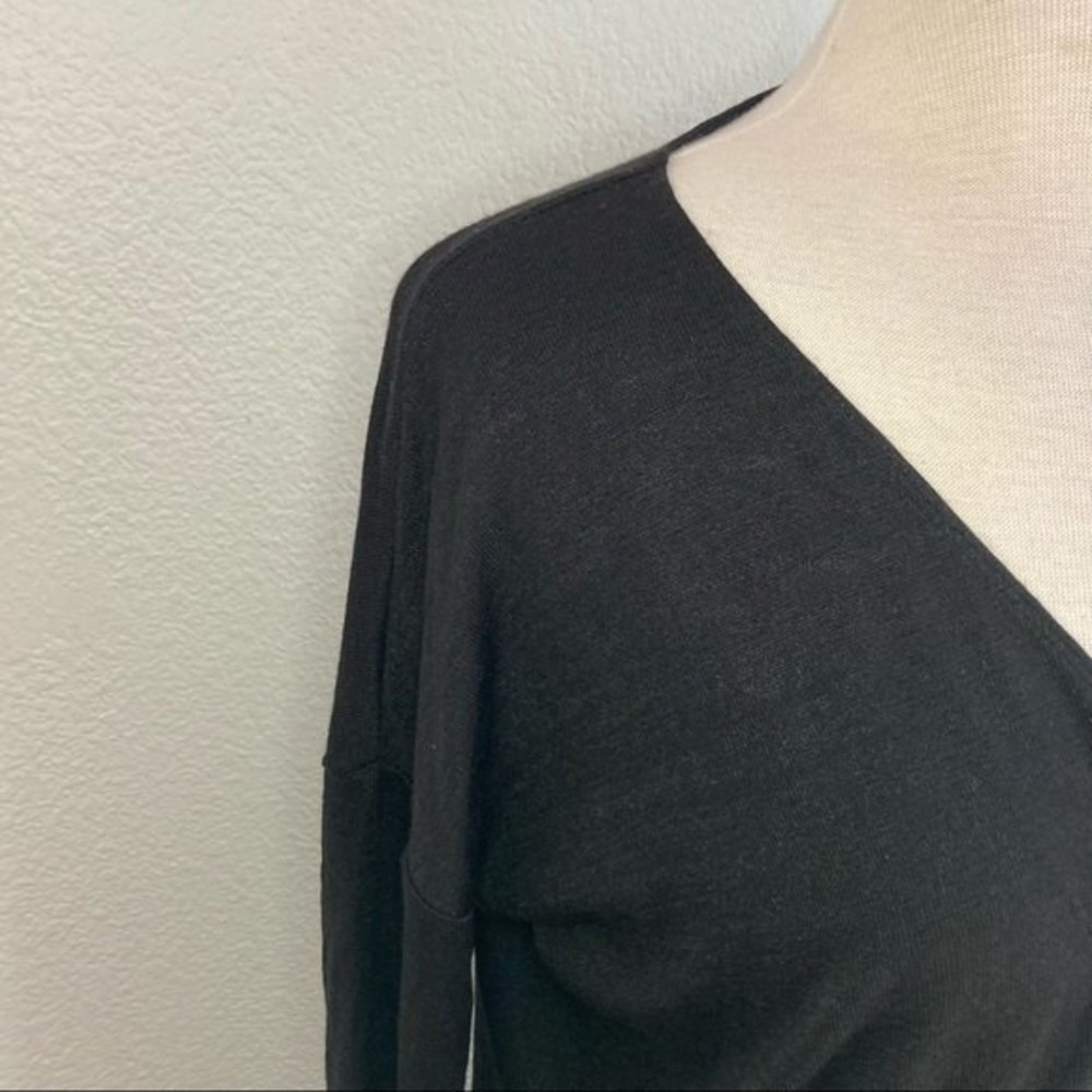 Aritzia Wilfred free Knit dress pockets casual long sleeve v-neck loose flowy - Picture 7 of 8
